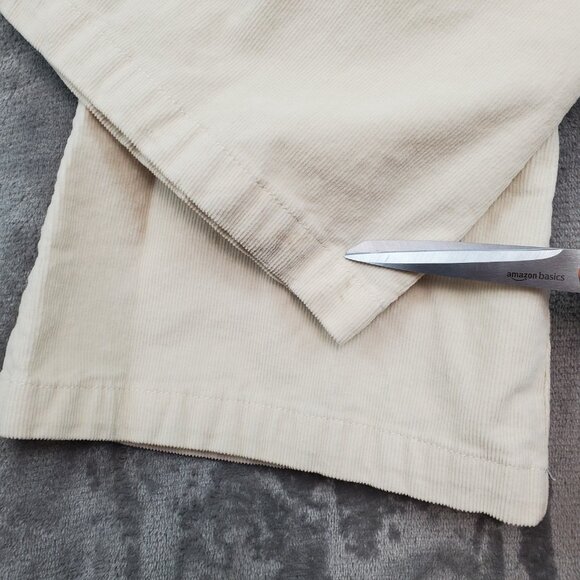 Hollister Corduroy Pants Womens 00S 21x3 Beige Ultra High-Rise Flare Bell Bottom - Picture 4 of 10